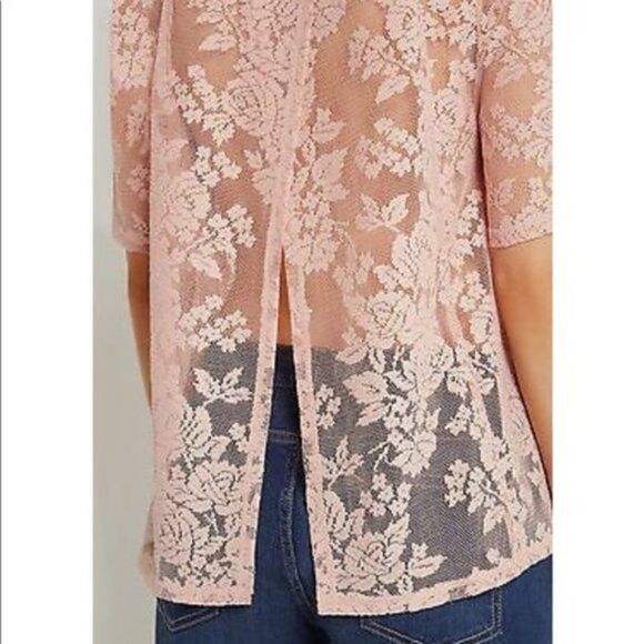 đť…şBCBGENERATION Open Back Top Blouse Shirt - Picture 5 of 10